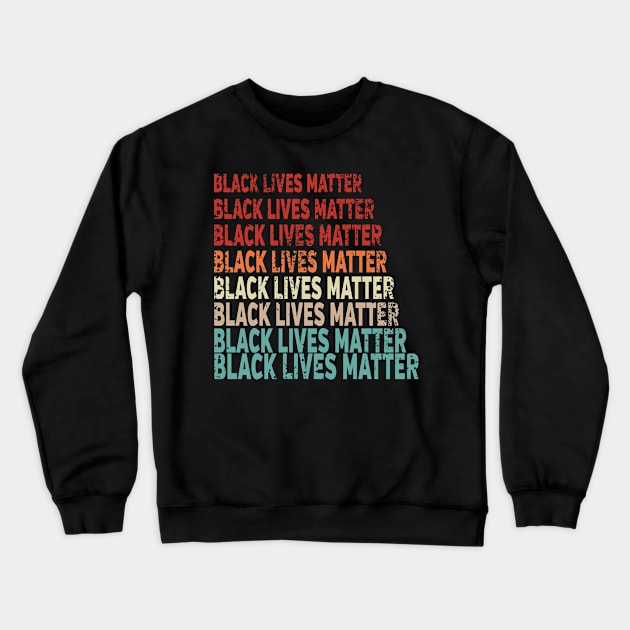 Black Power Crewneck Sweatshirt by peekxel